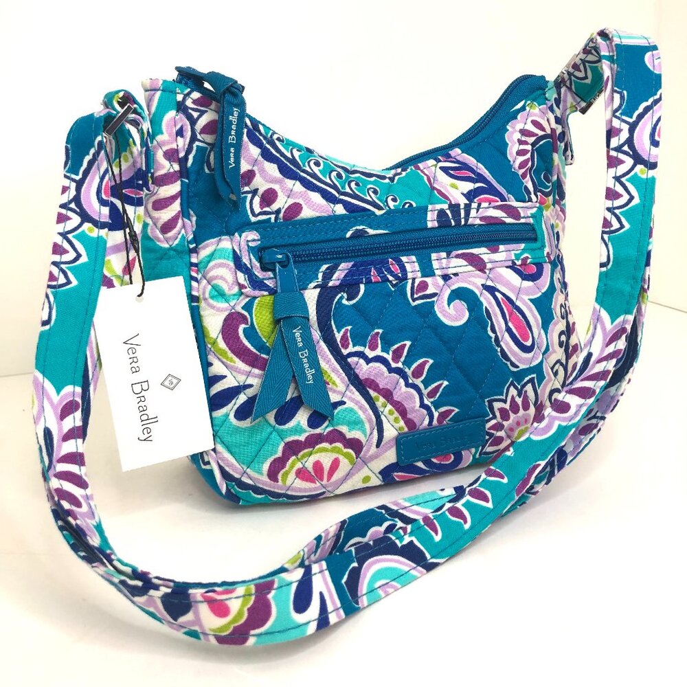 Vera Bradley Go Ahead Convertible Crossbody Bag in Waikiki Paisley - NWT